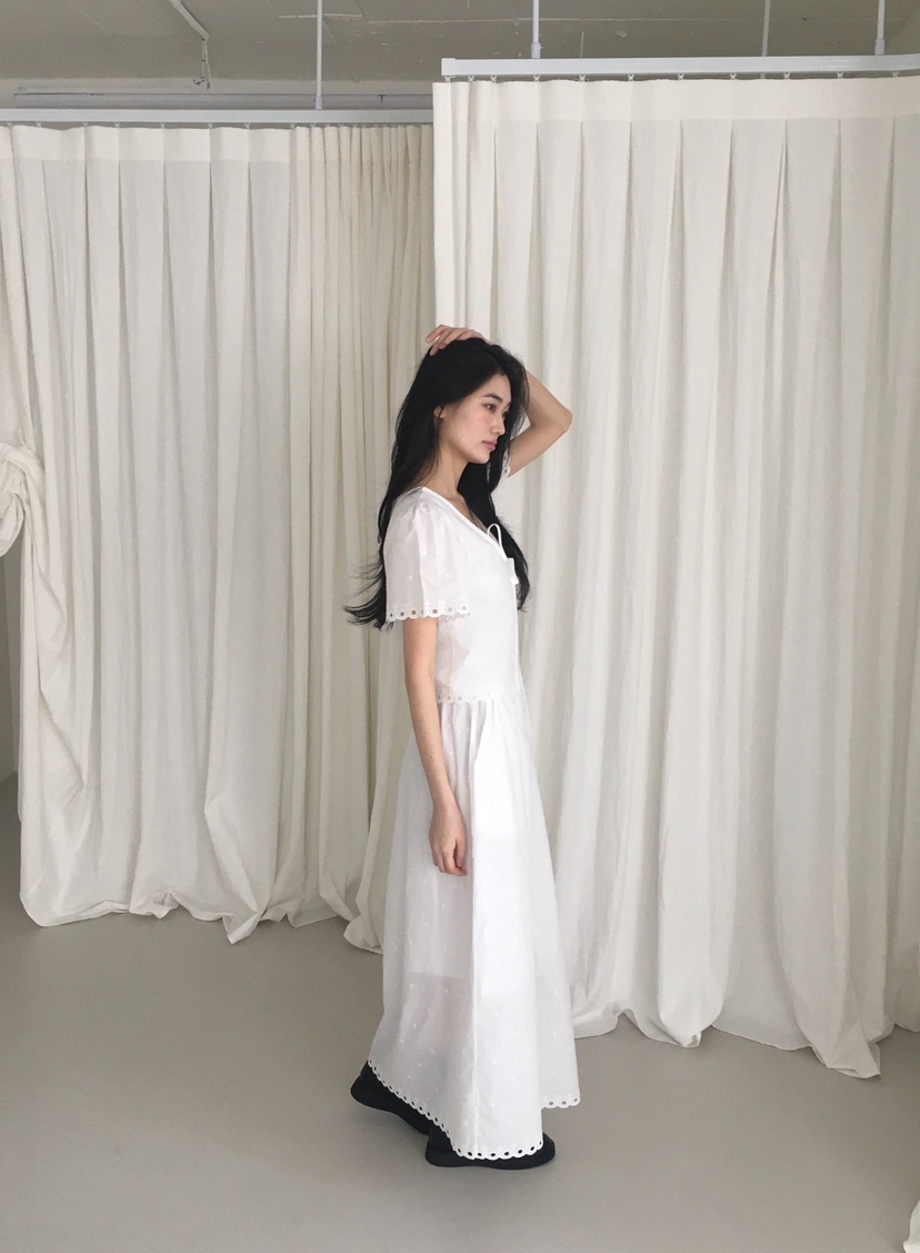 ORDINARYA直郵韓國代購㊣女裝新款休閑時尚推薦襯衫蕾絲衫純棉ROESMMOSS襯衫/蕾絲衫