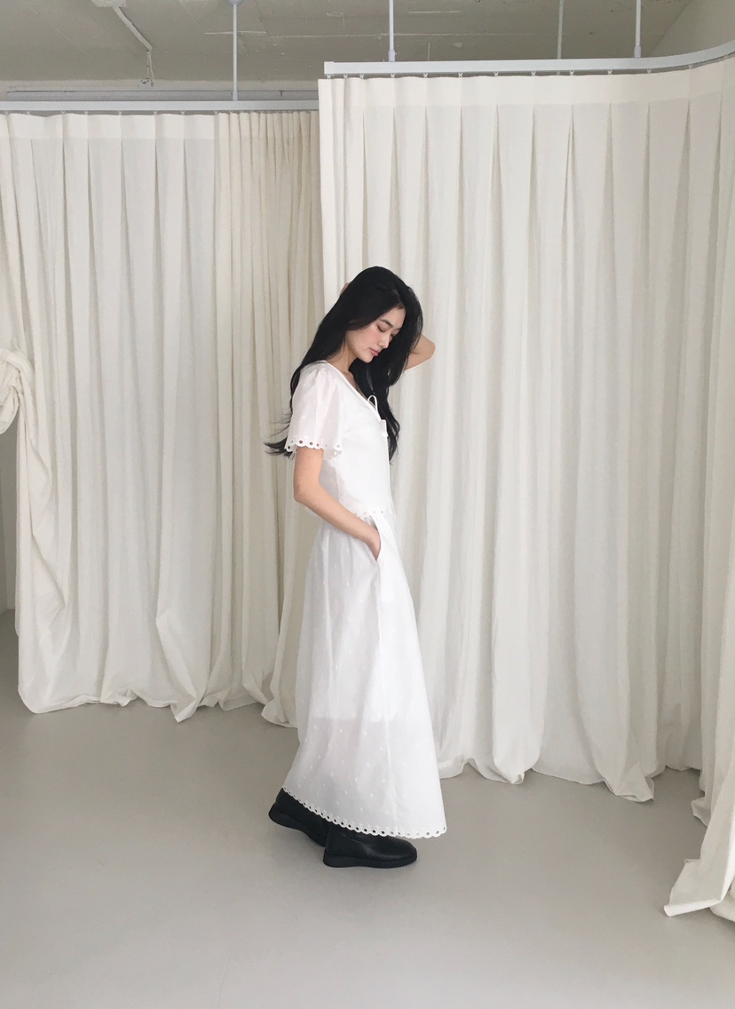 ORDINARYA直郵韓國代購㊣女裝新款休閑時尚推薦襯衫蕾絲衫純棉ROESMMOSS襯衫/蕾絲衫