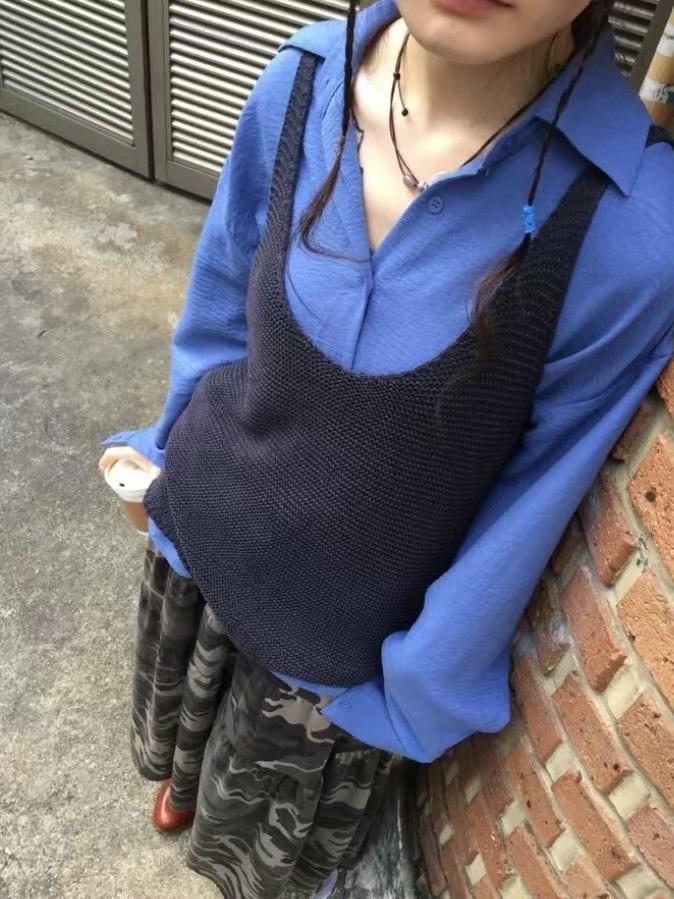MANNISH韓國代購女士新款25春夏職業真品休閑人氣時尚吊帶背心LOVINE吊帶/背心