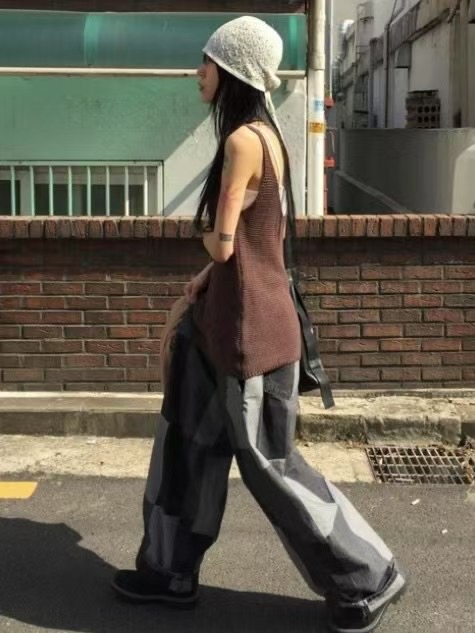 MANNISH韓國代購女士新款25春夏職業真品休閑人氣時尚吊帶背心LOVINE吊帶/背心