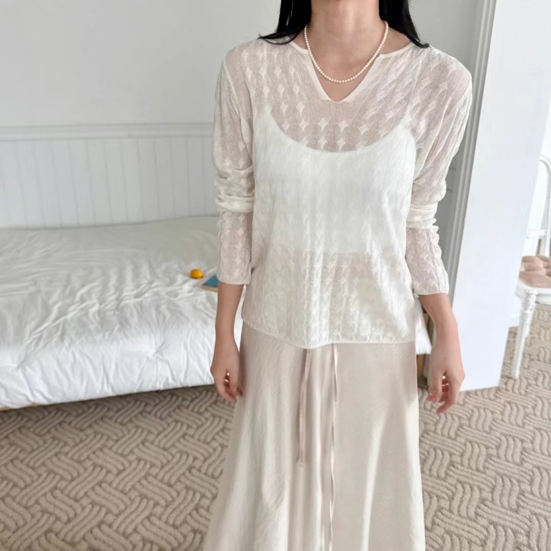 NEO東大門實拍女裝新款真品人氣熱賣推薦職業25春夏休閑針織衫NEO針織衫圖色3