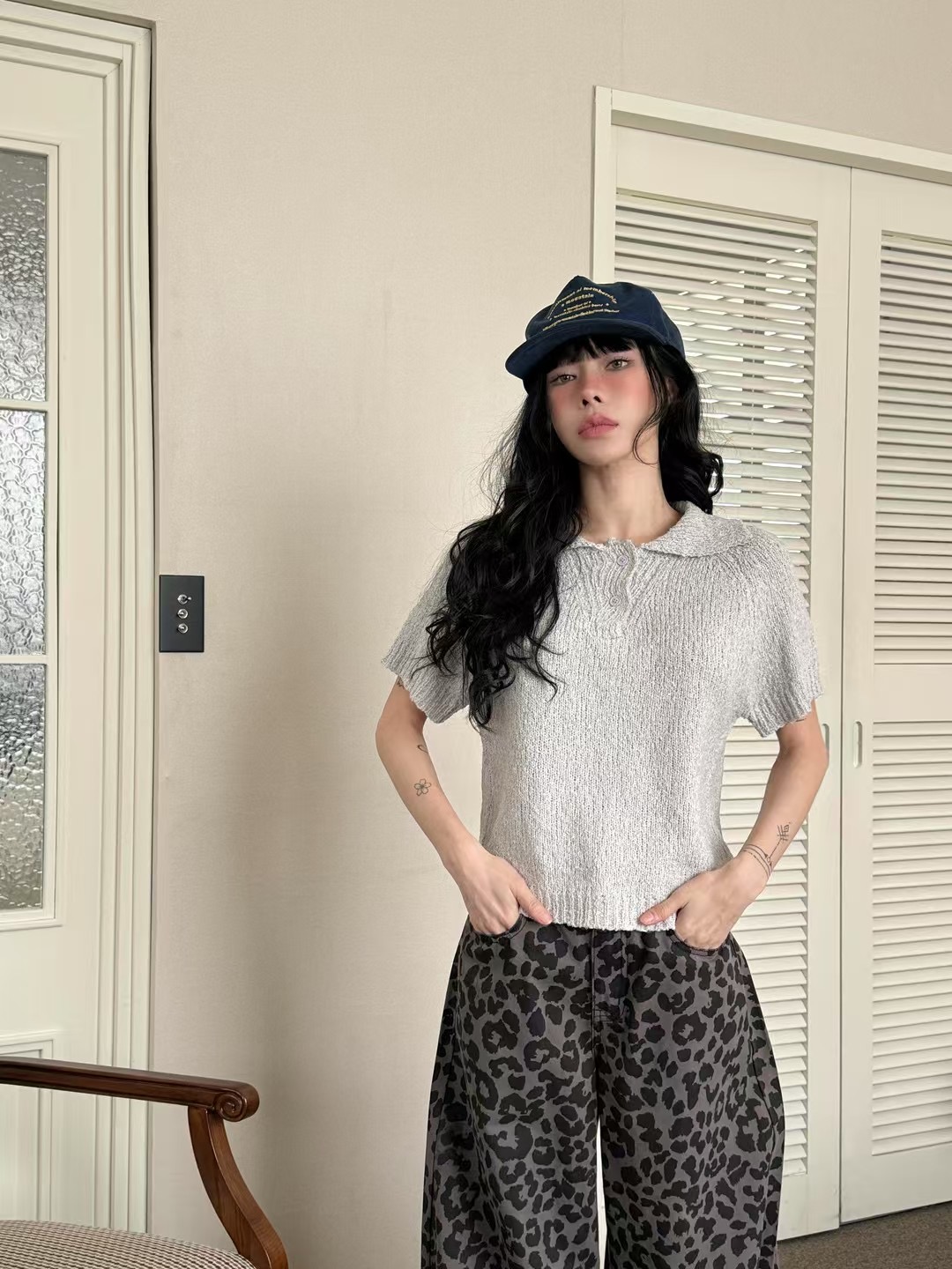 MANNISH韓國代購女士新款職業休閑真品時尚人氣25春夏針織衫LOVINE針織衫