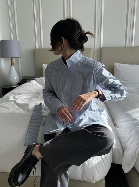 ROOMING-룸잉-T東大門代購女裝新款休閑熱賣推薦襯衫蕾絲衫ROOMING襯衫/蕾絲衫