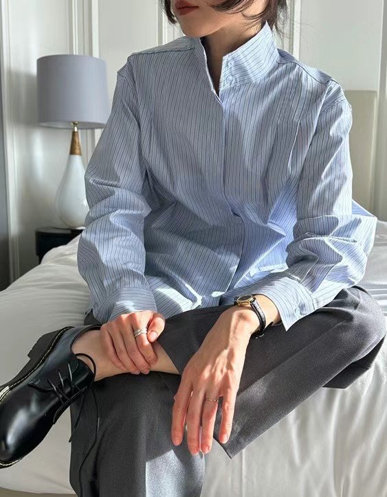 ROOMING-룸잉-T東大門代購女裝新款休閑熱賣推薦襯衫蕾絲衫ROOMING襯衫/蕾絲衫