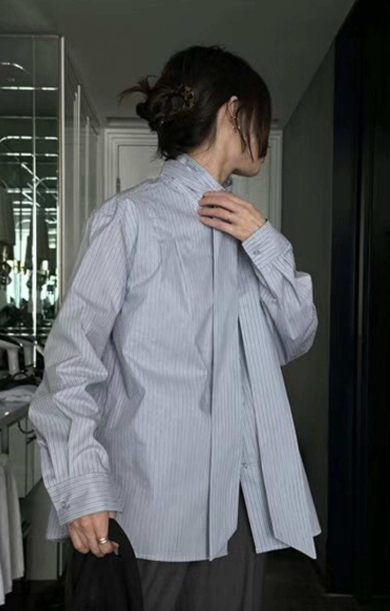 ROOMING-룸잉-T東大門代購女裝新款休閑熱賣推薦襯衫蕾絲衫ROOMING襯衫/蕾絲衫