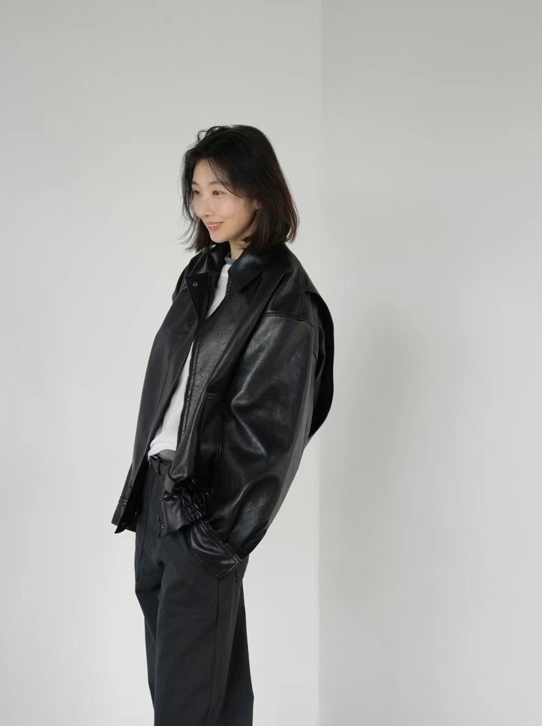 ROOMING-룸잉-T東大門直郵女裝新品25春夏時尚熱賣夾克皮革ROOMING夾克