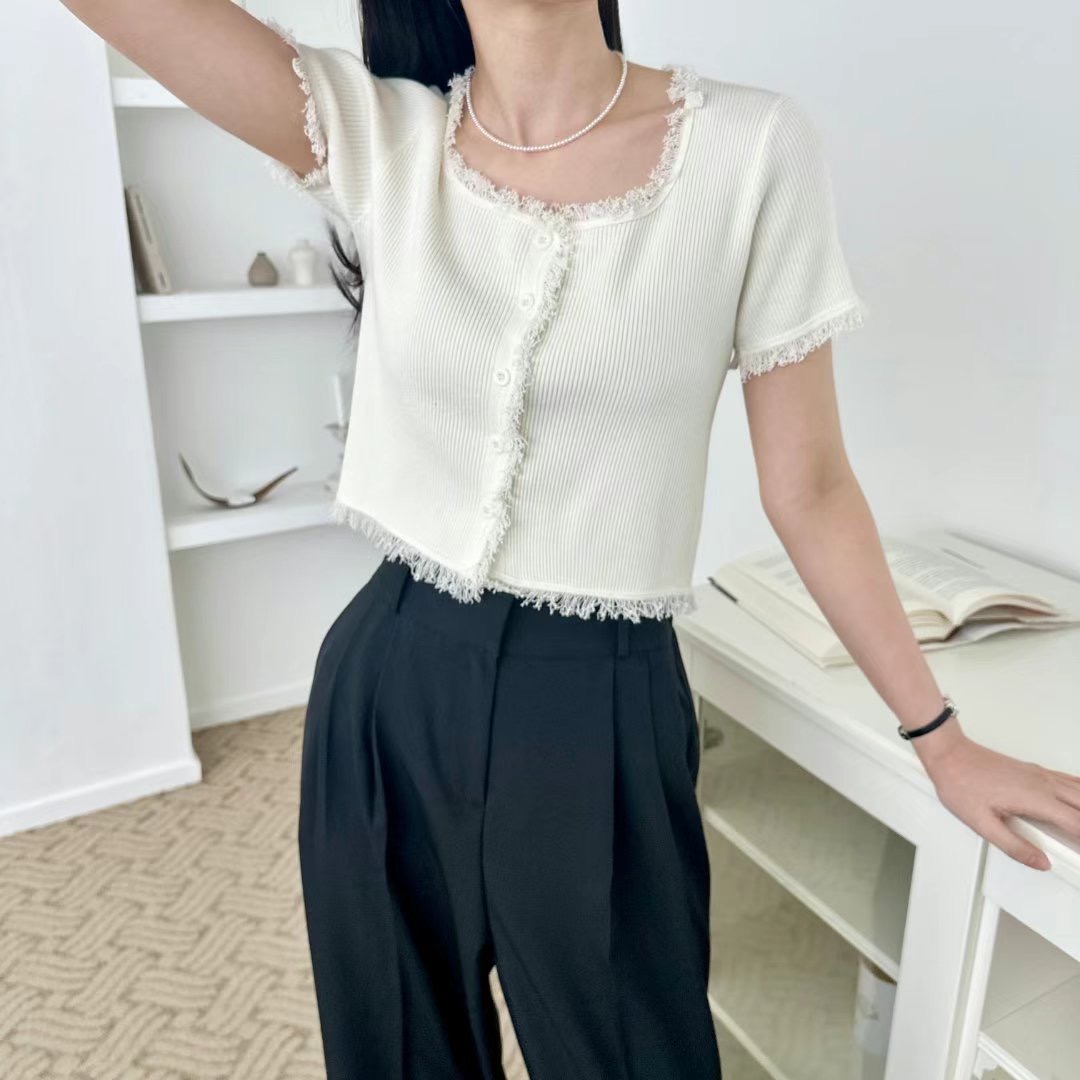 NEO東大門代購女士新款熱賣25春夏真品推薦時尚休閑職業針織衫NEO針織衫圖色2