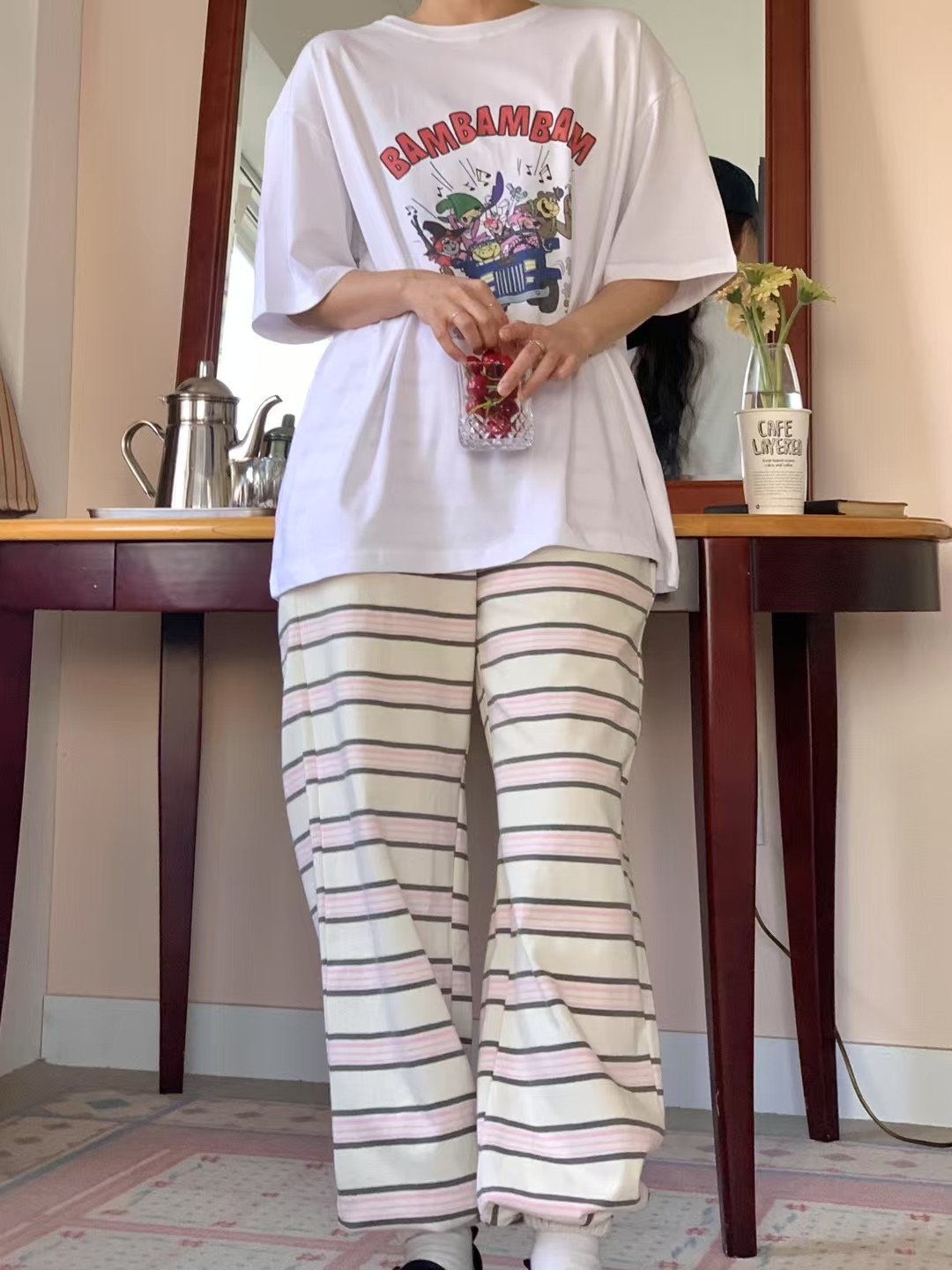 KIMFASHION韓國直郵㊣東大門實拍女裝新款25春夏熱賣休閑褲KIMFASHION休閑褲