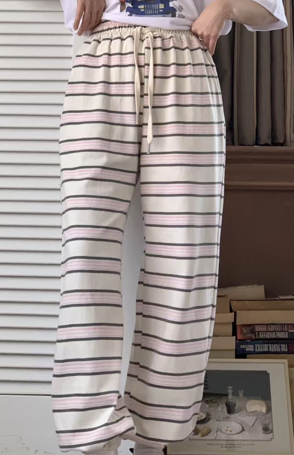 KIMFASHION韓國直郵㊣東大門實拍女裝新款25春夏熱賣休閑褲KIMFASHION休閑褲