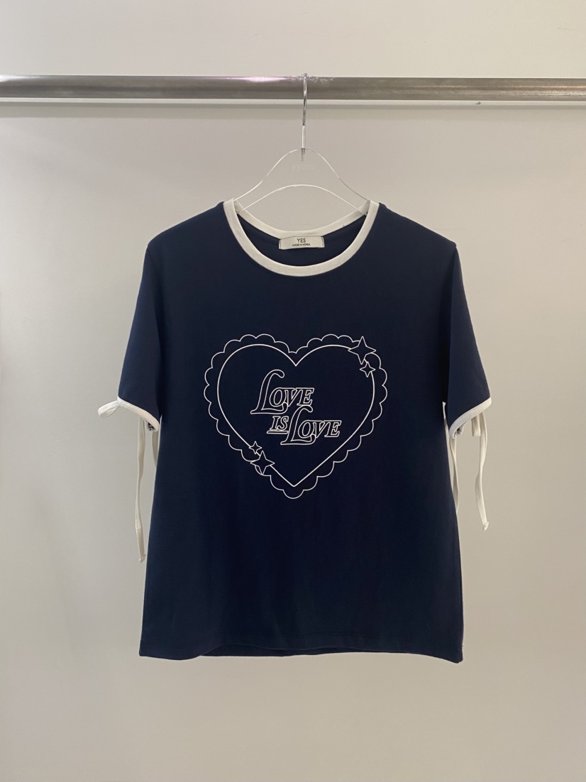 YES直郵韓國代購㊣女裝新款熱賣人氣時尚25春夏休閑推薦T恤YEST恤圖色2