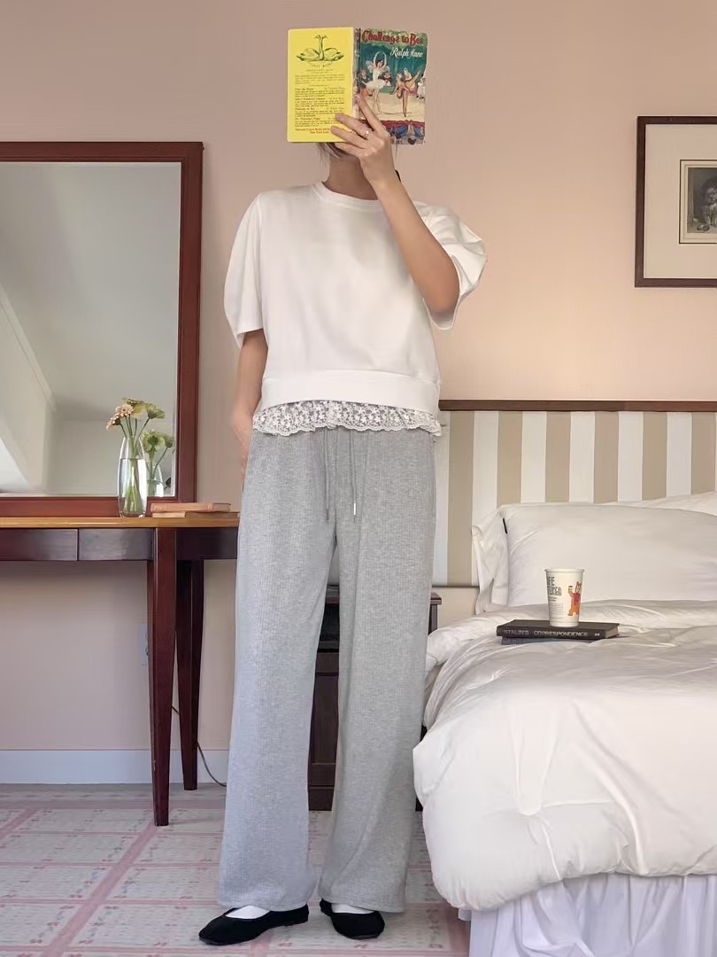 KIMFASHION直郵韓國代購㊣女裝新品熱賣時尚推薦休閑休閑褲KIMFASHION休閑褲