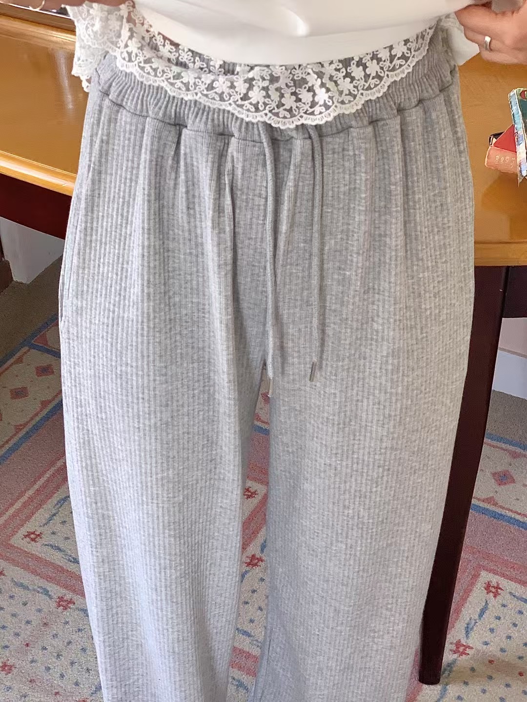KIMFASHION直郵韓國代購㊣女裝新品熱賣時尚推薦休閑休閑褲KIMFASHION休閑褲