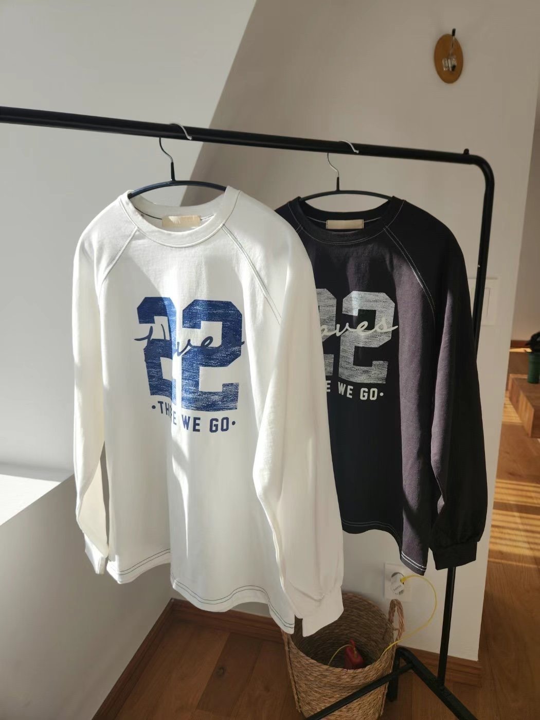 There’s韓國直郵㊣東大門實拍女裝新品25春夏推薦休閑長袖T恤There’s長袖T恤