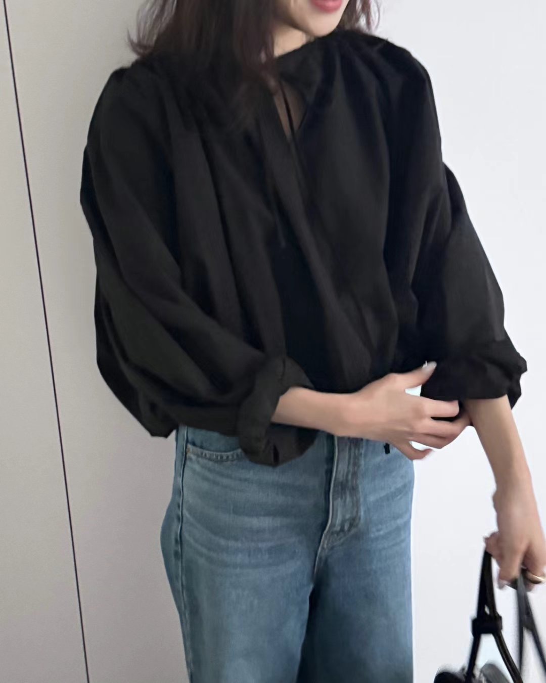 There’s直郵韓國代購㊣女裝新款人氣25春夏休閑襯衫蕾絲衫There’s襯衫/蕾絲衫圖色2