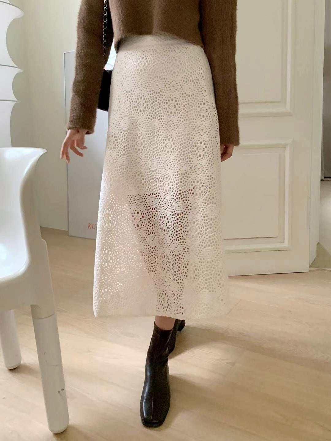 STELLA SKIRT東大門實拍女裝新款熱賣推薦職業25春夏休閑長裙STELLA SKIRT長裙