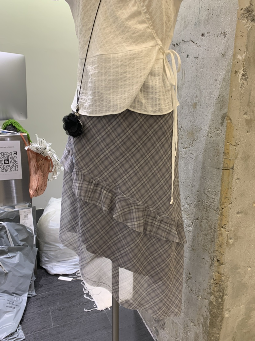ESCHER東大門代購女裝新款推薦25春夏職業人氣半身裙中短裙ESCHER半身裙/中短裙