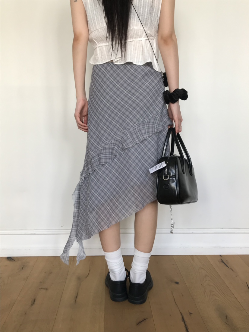 ESCHER東大門代購女裝新款推薦25春夏職業人氣半身裙中短裙ESCHER半身裙/中短裙