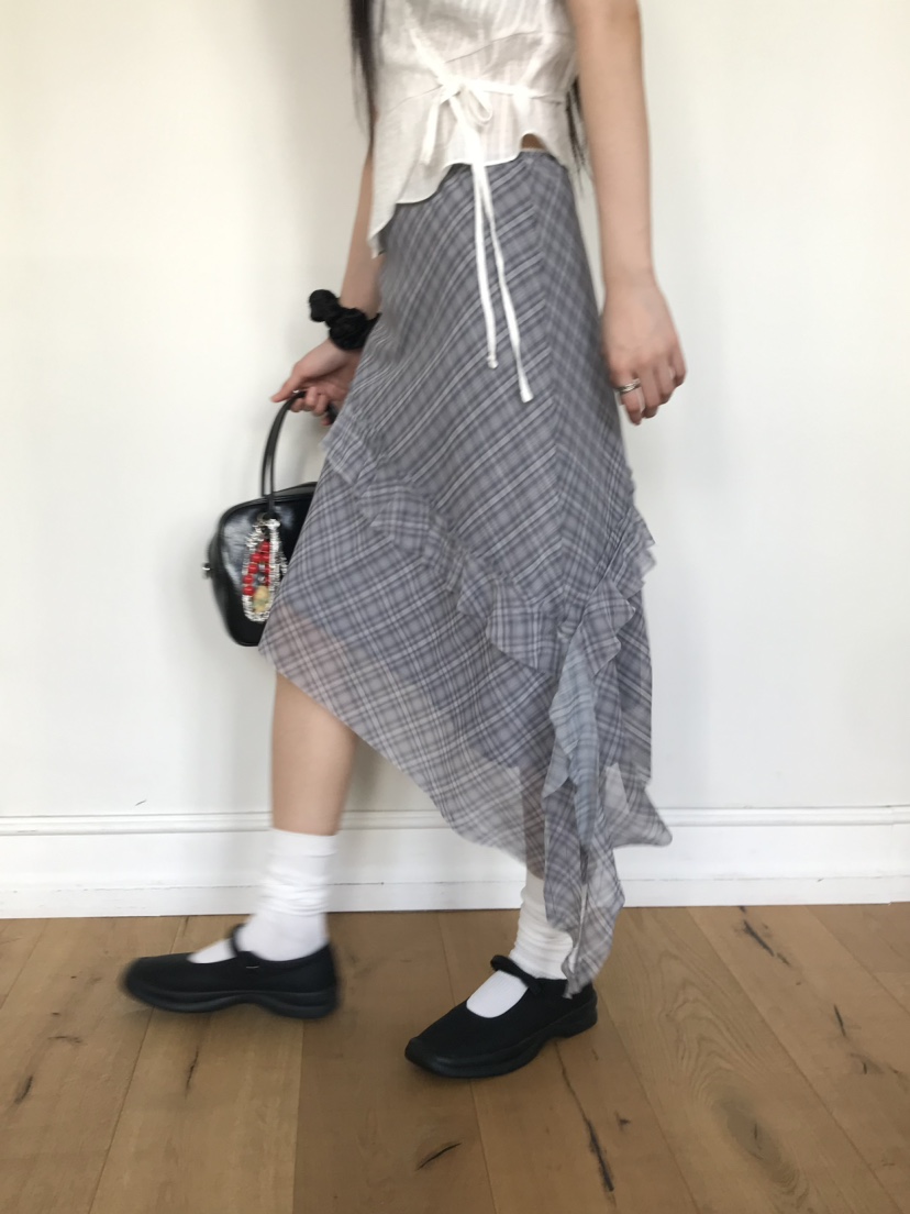 ESCHER東大門代購女裝新款推薦25春夏職業人氣半身裙中短裙ESCHER半身裙/中短裙