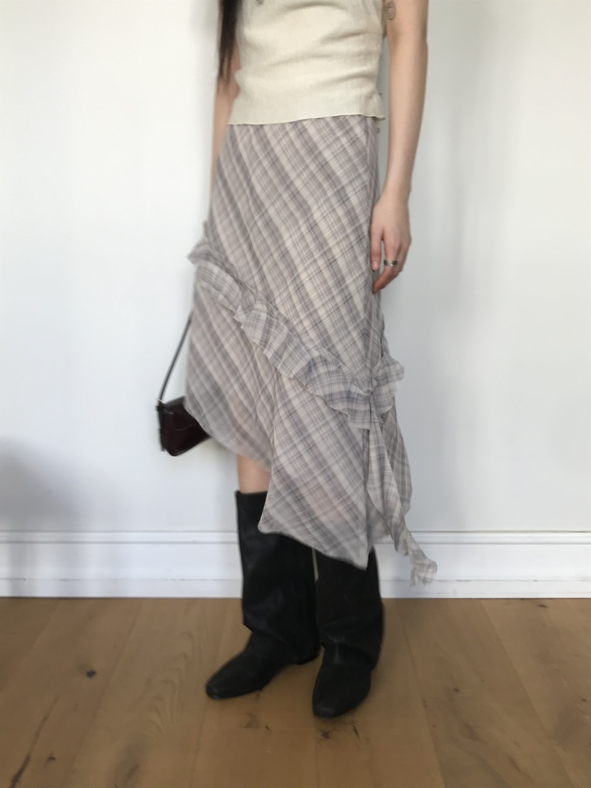ESCHER東大門代購女裝新款推薦25春夏職業人氣半身裙中短裙ESCHER半身裙/中短裙