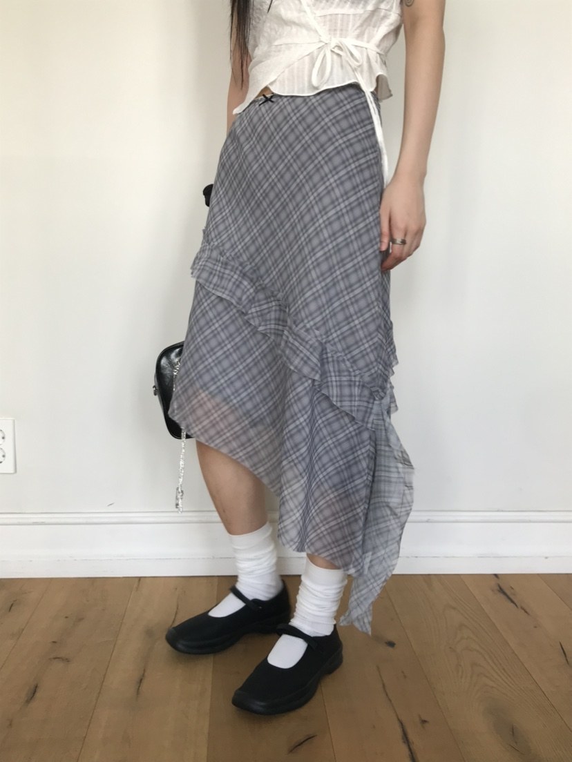 ESCHER東大門代購女裝新款推薦25春夏職業人氣半身裙中短裙ESCHER半身裙/中短裙圖色2
