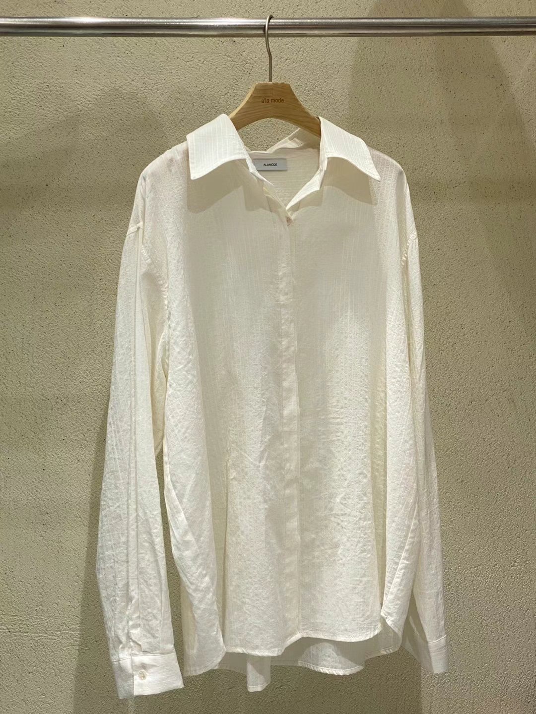 ALAMODE韓國直郵女士新款25春夏職業時尚熱賣真品襯衫蕾絲衫ALAMODE襯衫/蕾絲衫