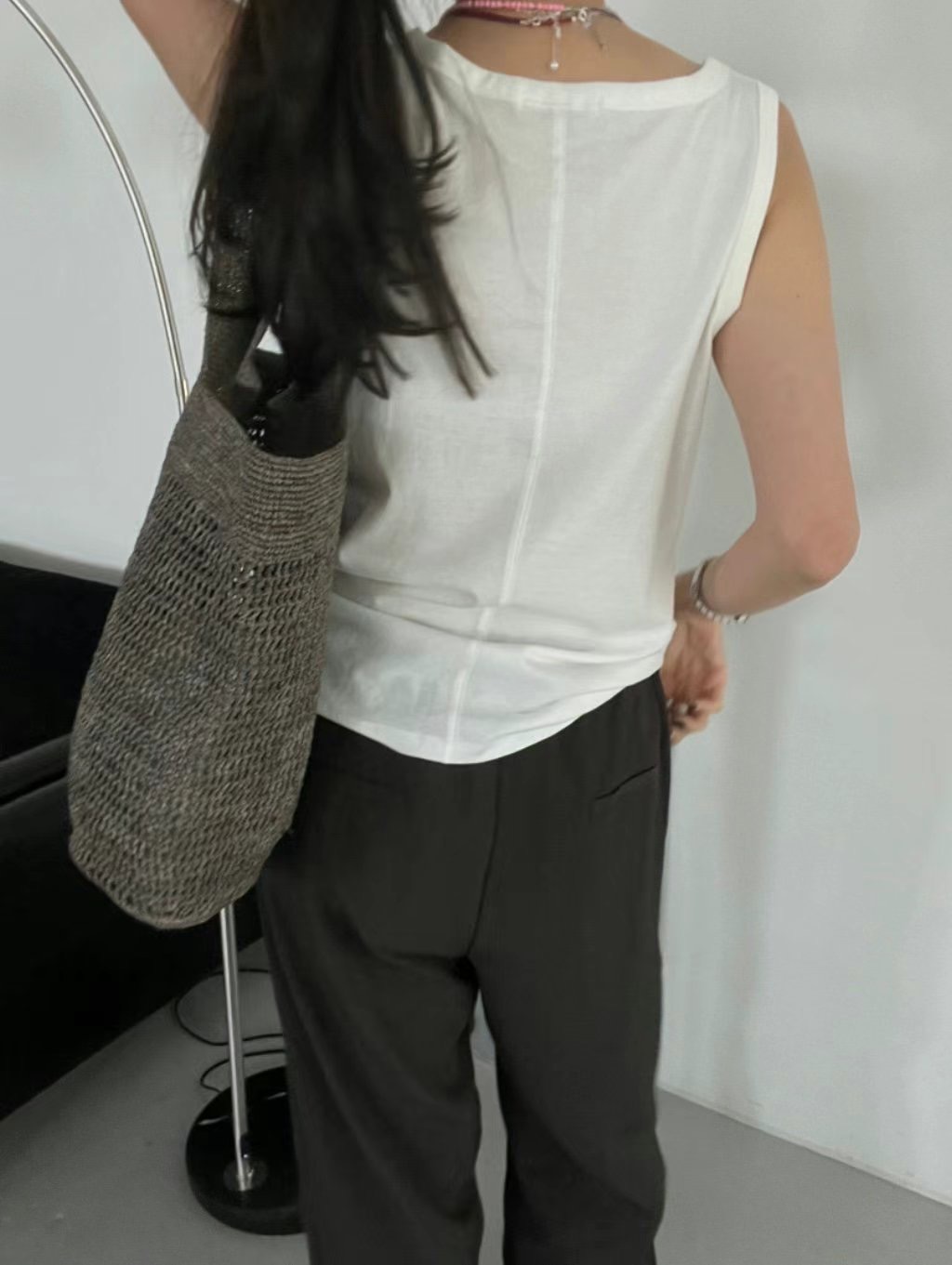 ALAMODE韓國代購女裝新款時尚人氣熱賣真品推薦休閑吊帶背心ALAMODE吊帶/背心