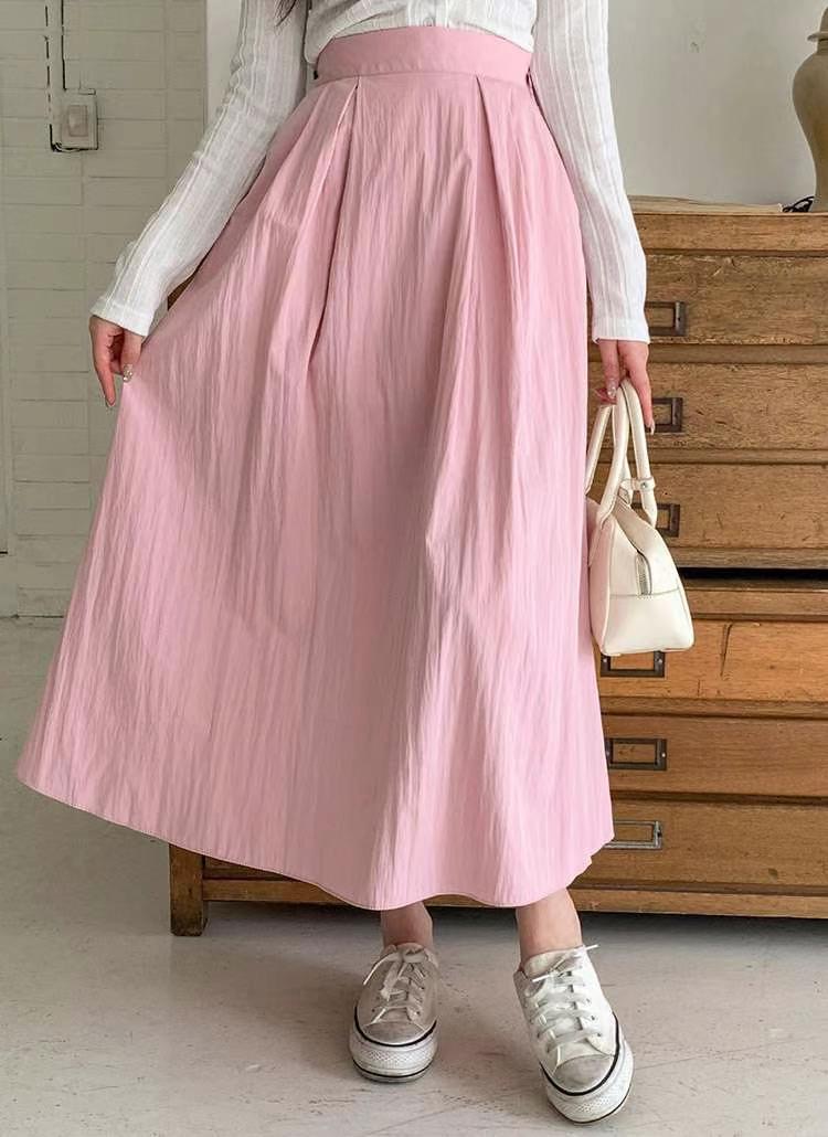 STELLA SKIRT東大門代購女裝新款真品25春夏人氣休閑推薦長裙STELLA SKIRT長裙