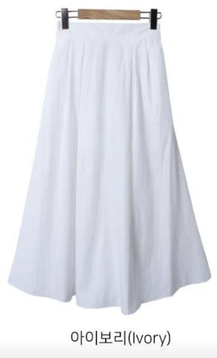 STELLA SKIRT東大門代購女裝新款真品25春夏人氣休閑推薦長裙STELLA SKIRT長裙圖色4