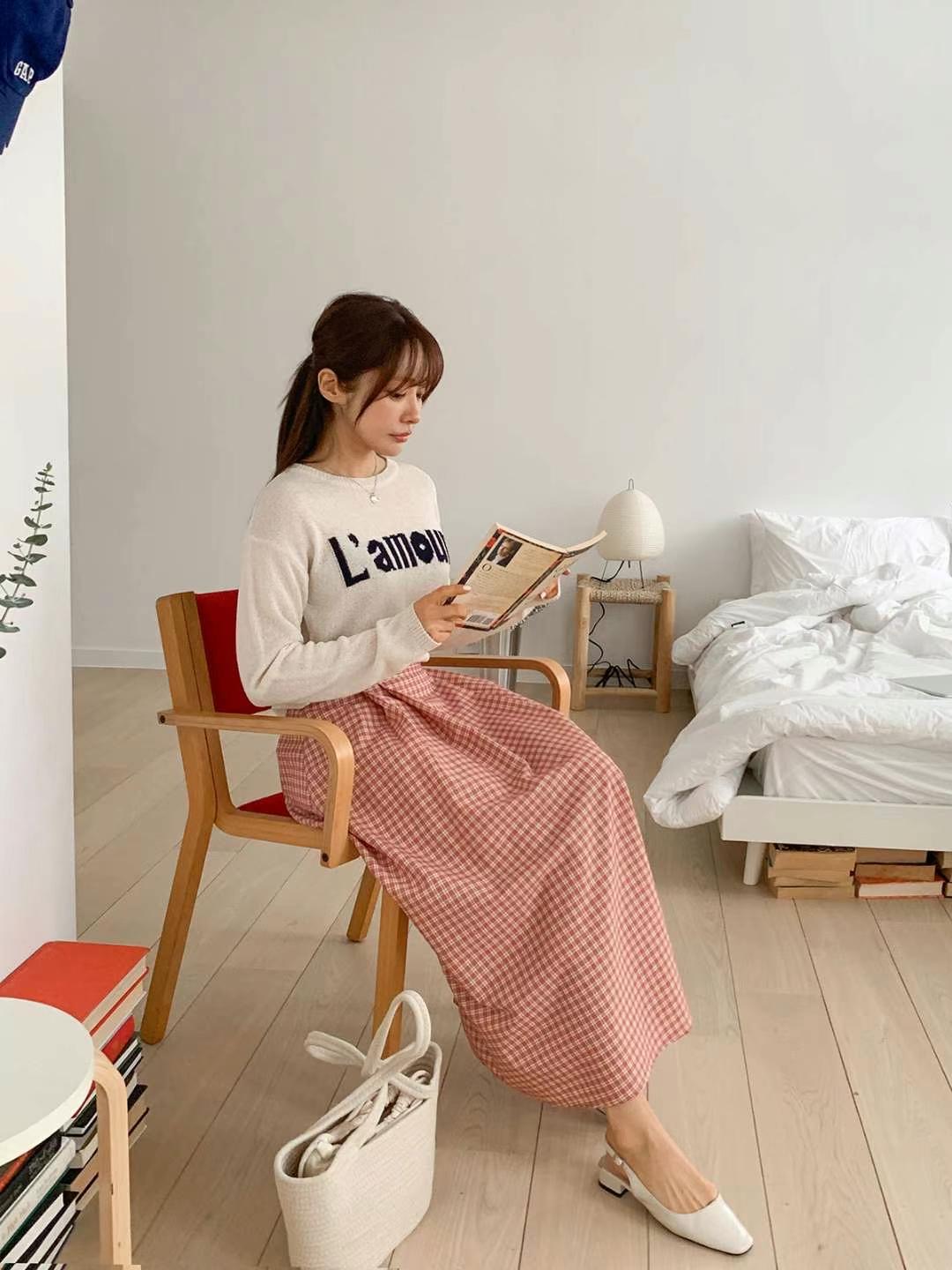 STELLA SKIRT東大門直郵女裝新品時尚推薦人氣休閑熱賣長裙STELLA SKIRT長裙