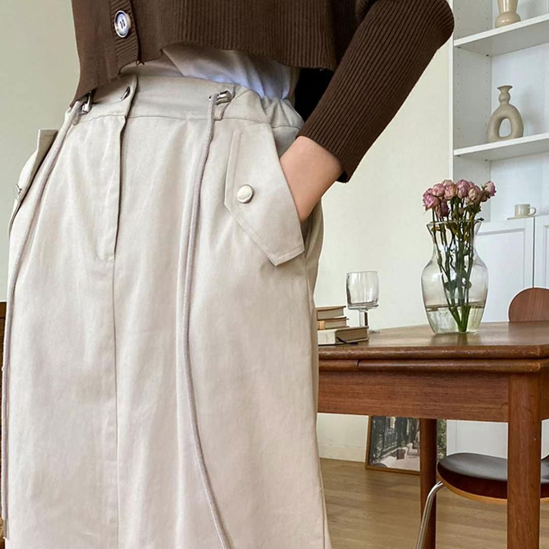 STELLA SKIRT韓國代購女裝新品推薦25春夏休閑真品人氣長裙STELLA SKIRT長裙