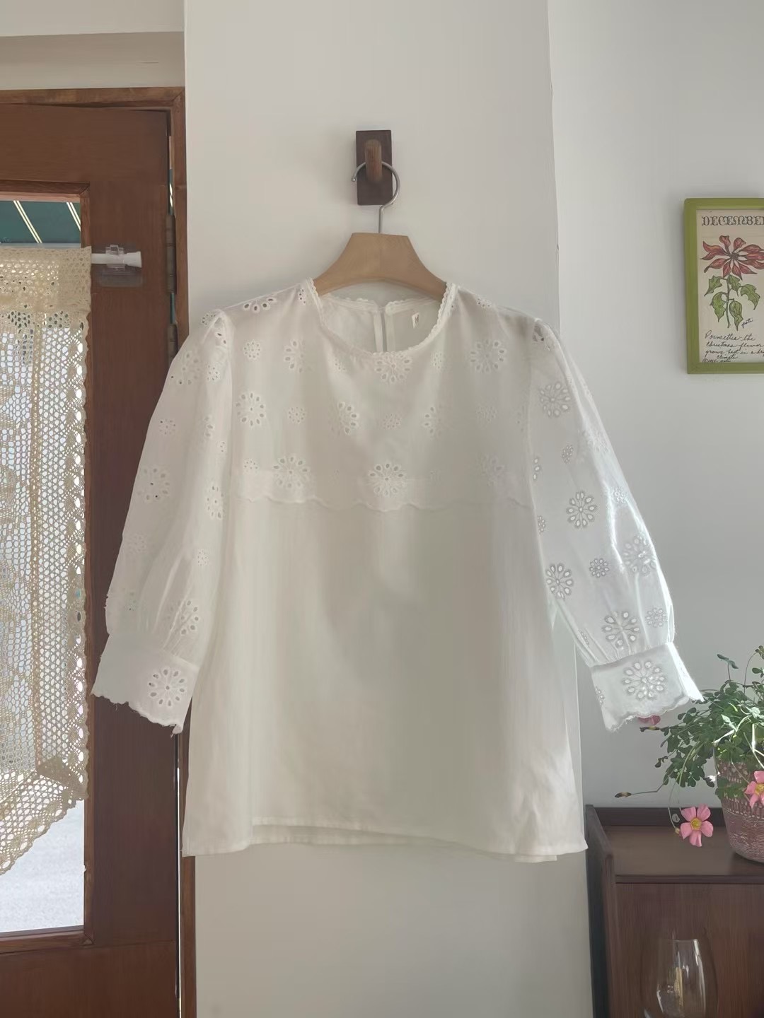 JNE韓國直郵女裝新品真品職業熱賣人氣25春夏推薦襯衫蕾絲衫JNE襯衫/蕾絲衫圖色2