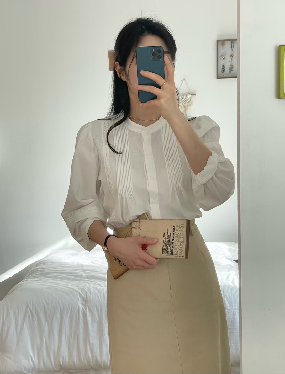 JNE韓國直郵女裝新品時尚推薦休閑人氣25春夏熱賣襯衫蕾絲衫JNE襯衫/蕾絲衫
