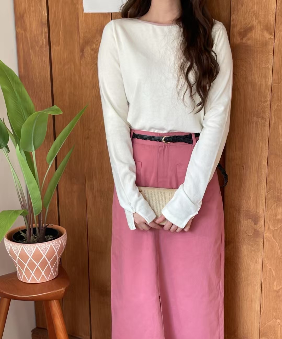 JNE韓國代購女裝新品休閑真品推薦時尚職業人氣熱賣長袖T恤JNE長袖T恤