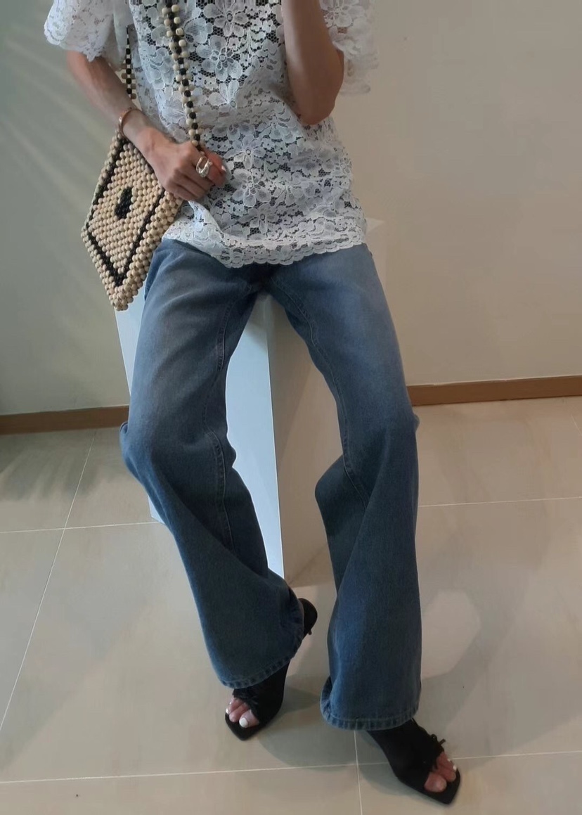GENTLE B直郵韓國代購㊣女裝新款25春夏襯衫蕾絲衫不含內搭GENTLE B襯衫/蕾絲衫