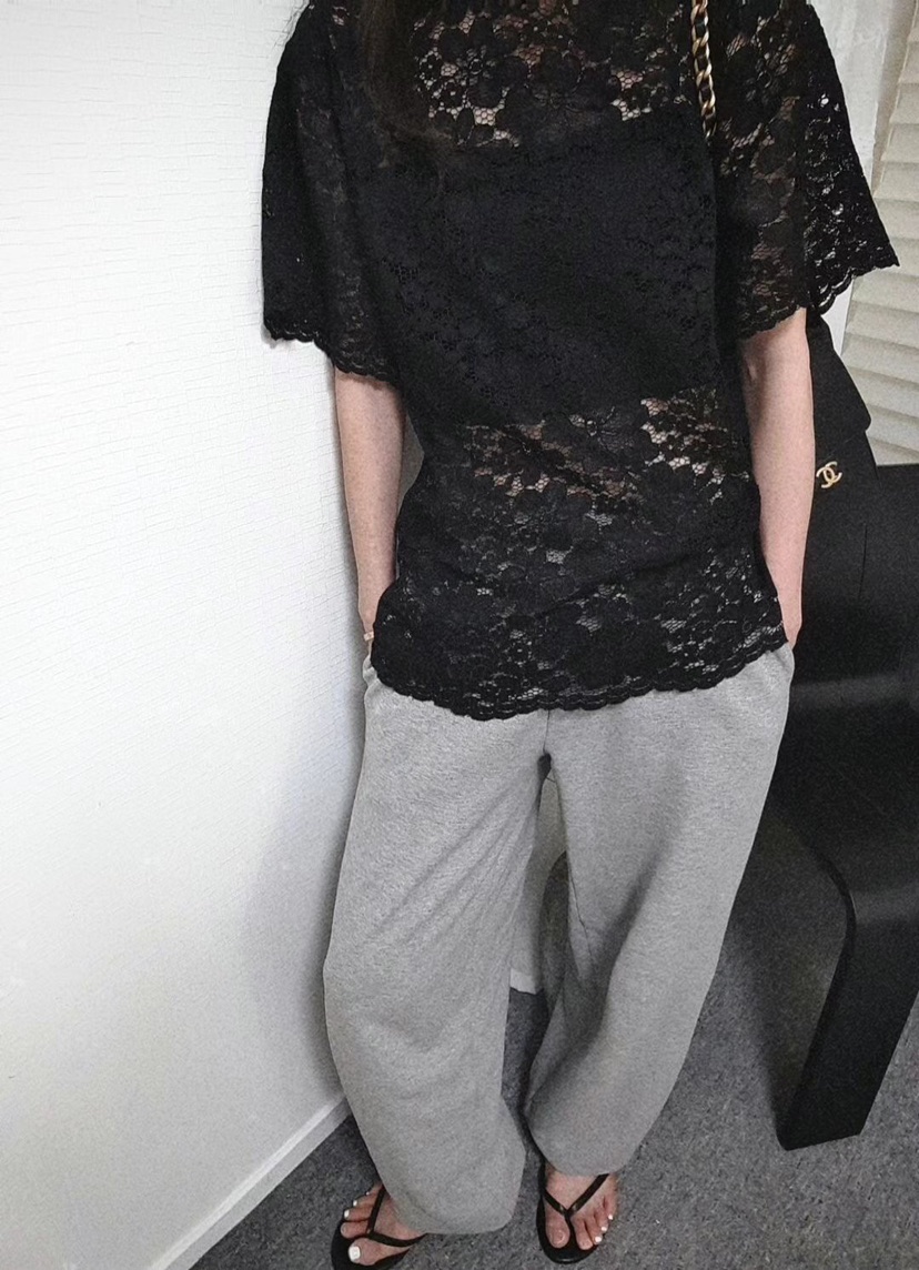 GENTLE B直郵韓國代購㊣女裝新款25春夏襯衫蕾絲衫不含內搭GENTLE B襯衫/蕾絲衫