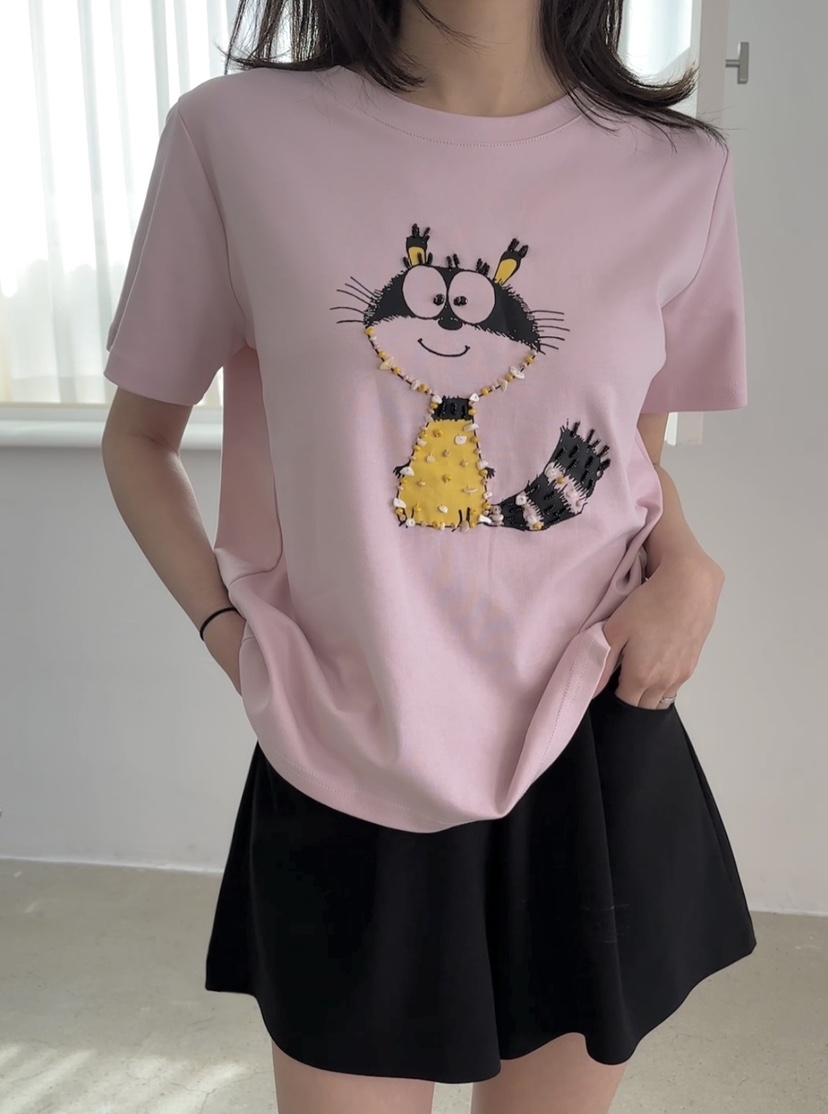 CLASSY-O韓國直郵㊣女裝新款推薦人氣25春夏時尚熱賣休閑T恤CLASSY-OT恤圖色2