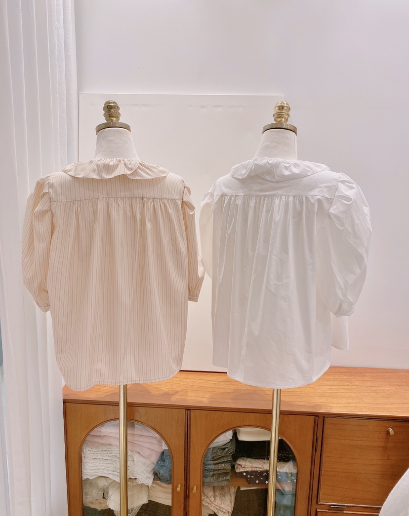 LETAILOR韓國直郵㊣女裝新品25春夏熱賣人氣休閑襯衫蕾絲衫LETAILOR襯衫/蕾絲衫