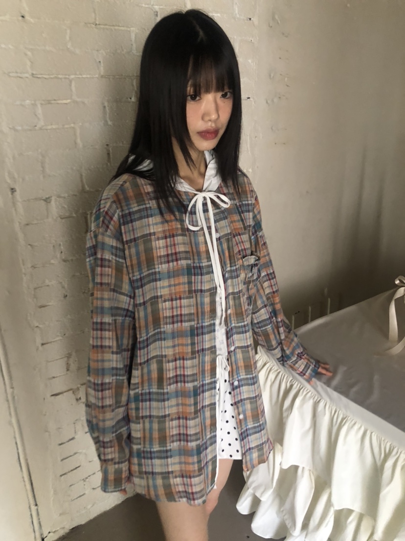 FLASH韓國直郵㊣女裝新款25春夏人氣熱賣推薦休閑襯衫蕾絲衫FLASH襯衫/蕾絲衫