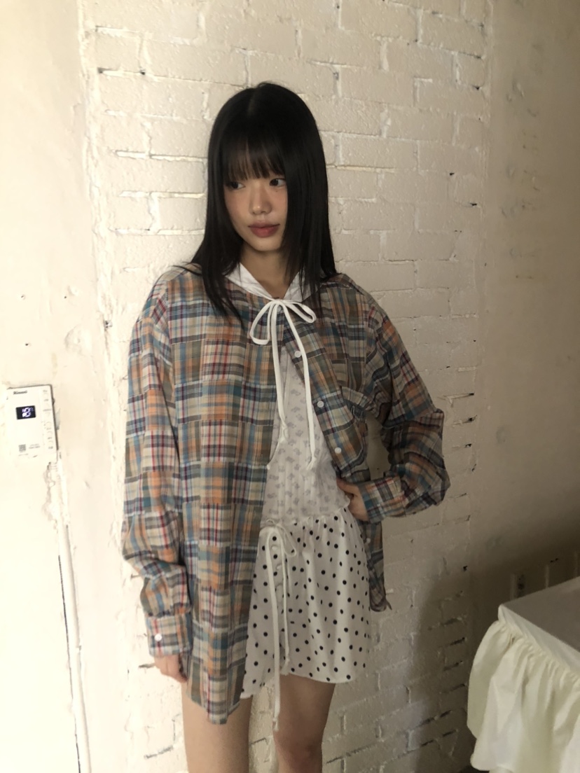 FLASH韓國直郵㊣女裝新款25春夏人氣熱賣推薦休閑襯衫蕾絲衫FLASH襯衫/蕾絲衫