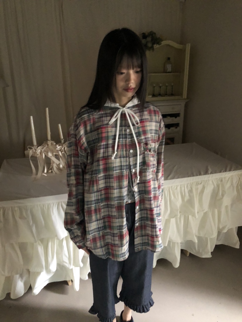 FLASH韓國直郵㊣女裝新款25春夏人氣熱賣推薦休閑襯衫蕾絲衫FLASH襯衫/蕾絲衫