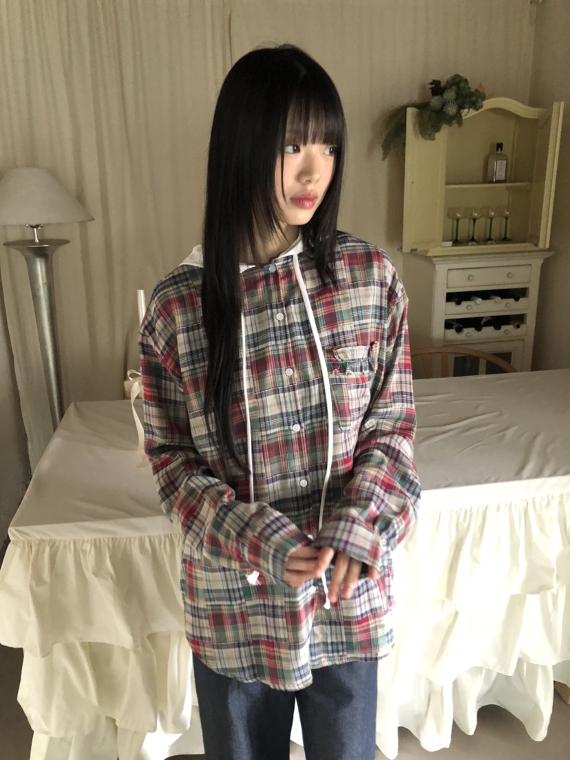 FLASH韓國直郵㊣女裝新款25春夏人氣熱賣推薦休閑襯衫蕾絲衫FLASH襯衫/蕾絲衫