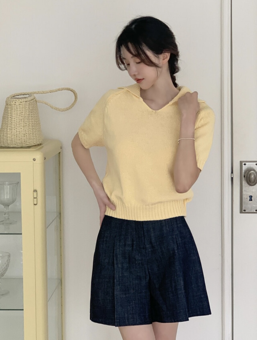 BLACK NOTE韓國直郵㊣東大門實拍女裝新款休閑25春夏針織衫BLACK NOTE針織衫