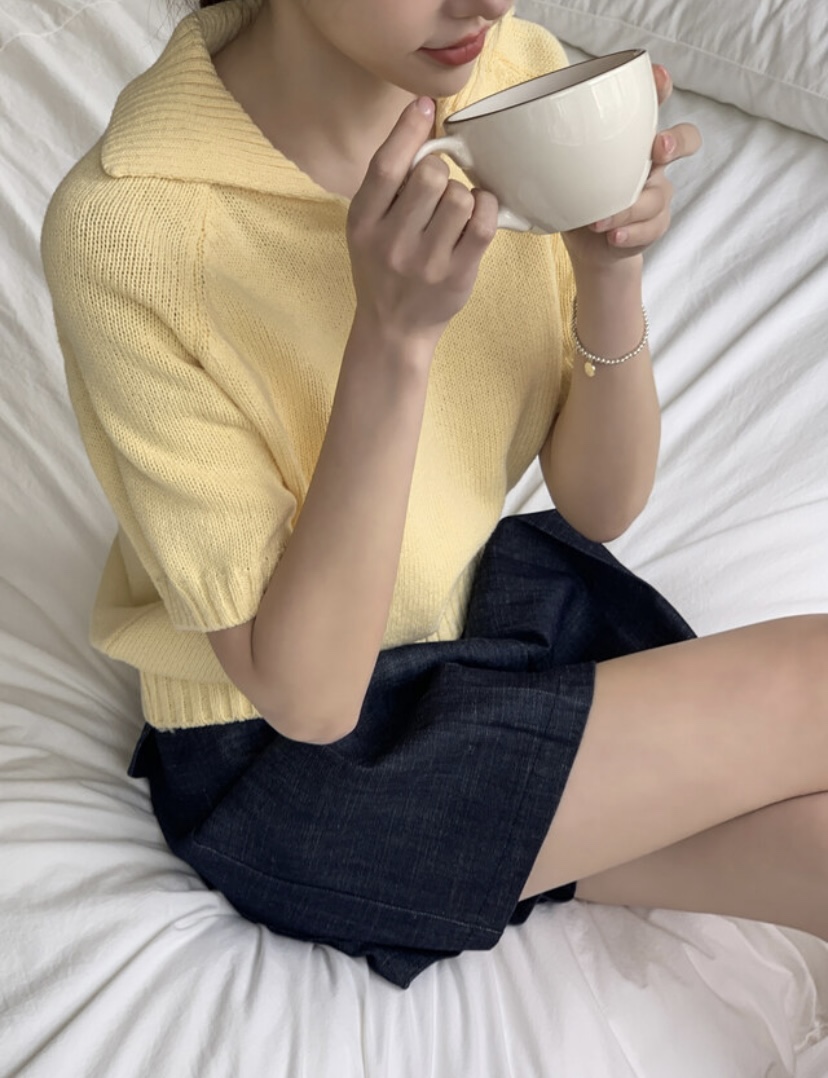 BLACK NOTE韓國直郵㊣東大門實拍女裝新款休閑25春夏針織衫BLACK NOTE針織衫
