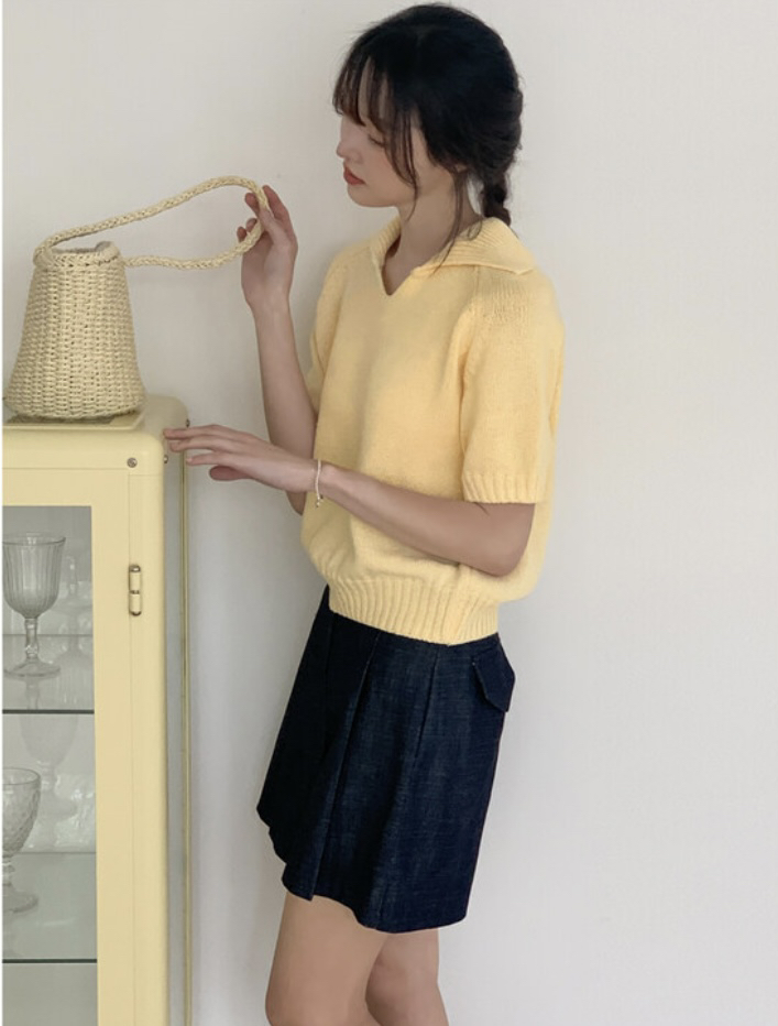 BLACK NOTE韓國直郵㊣東大門實拍女裝新款休閑25春夏針織衫BLACK NOTE針織衫