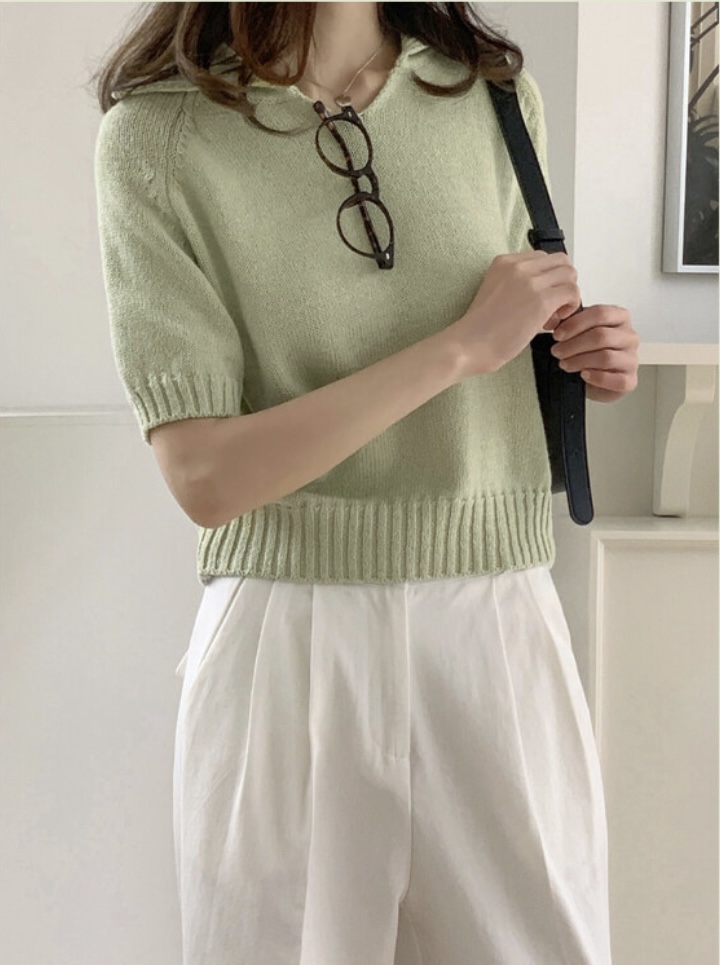BLACK NOTE韓國直郵㊣東大門實拍女裝新款休閑25春夏針織衫BLACK NOTE針織衫