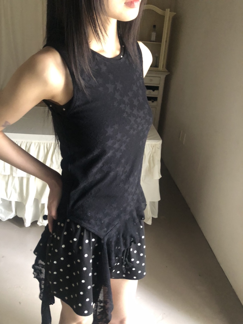 FLASH韓國㊣直郵東大門代購女裝新款休閑推薦人氣25春夏吊帶背心FLASH吊帶/背心圖色1
