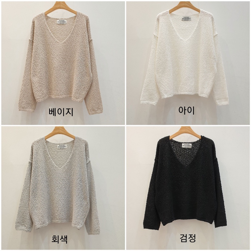 BLACK NOTE直郵韓國代購㊣女裝新款25春夏時尚熱賣人氣針織衫BLACK NOTE針織衫