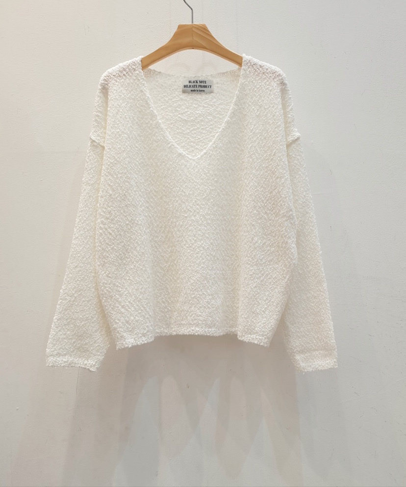 BLACK NOTE直郵韓國代購㊣女裝新款25春夏時尚熱賣人氣針織衫BLACK NOTE針織衫圖色4