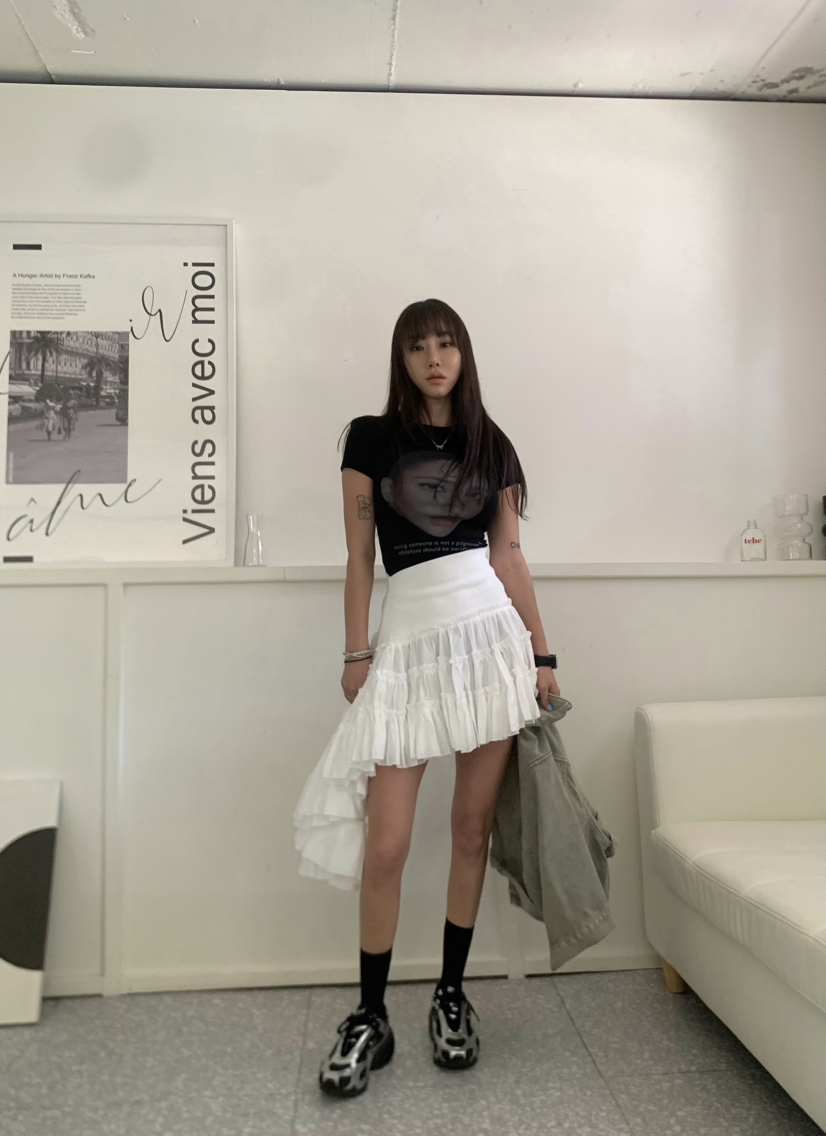 JIMMY韓國直郵㊣女裝新品25春夏人氣休閑推薦時尚熱賣T恤JIMMY/REMAKET恤