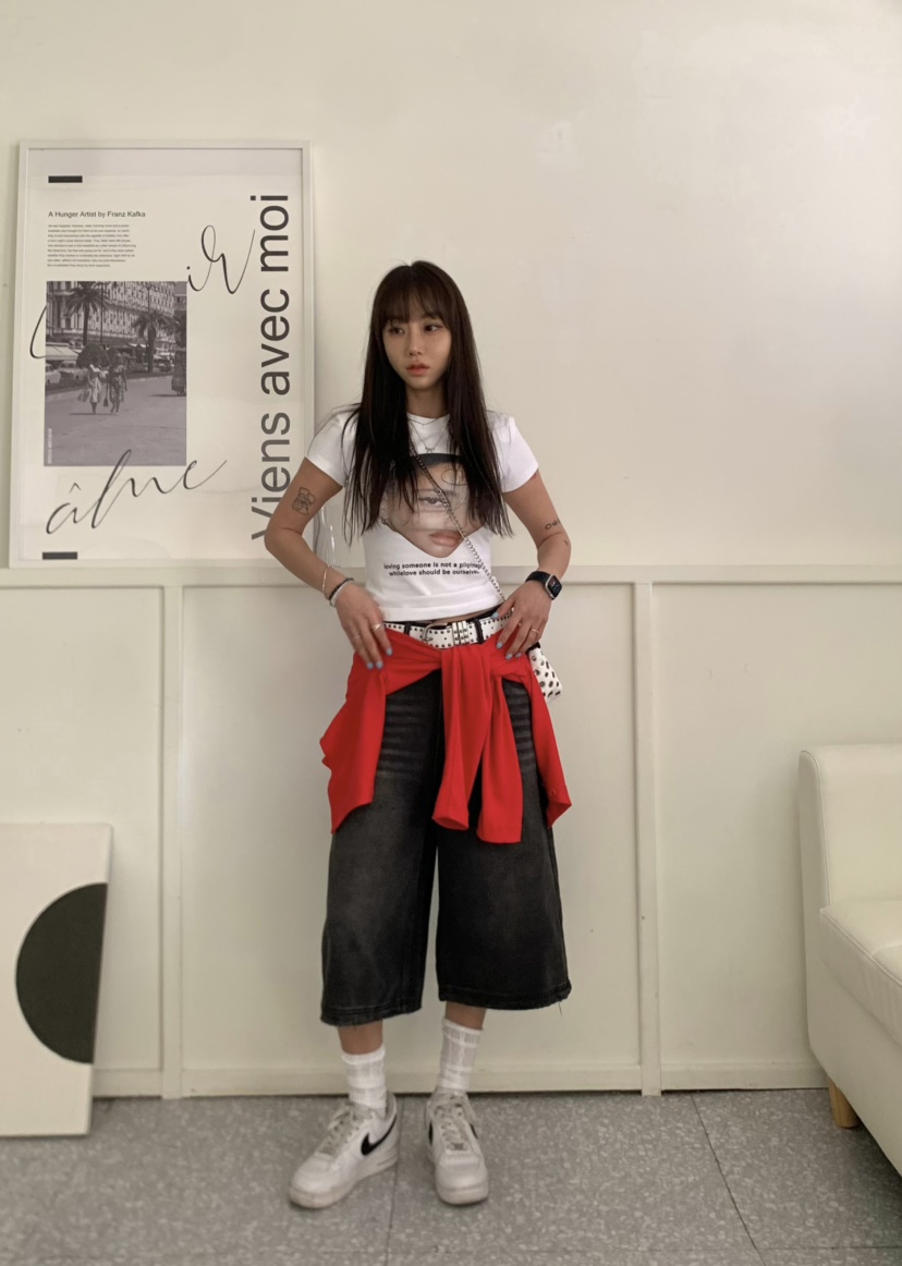JIMMY韓國直郵㊣女裝新品25春夏人氣休閑推薦時尚熱賣T恤JIMMY/REMAKET恤